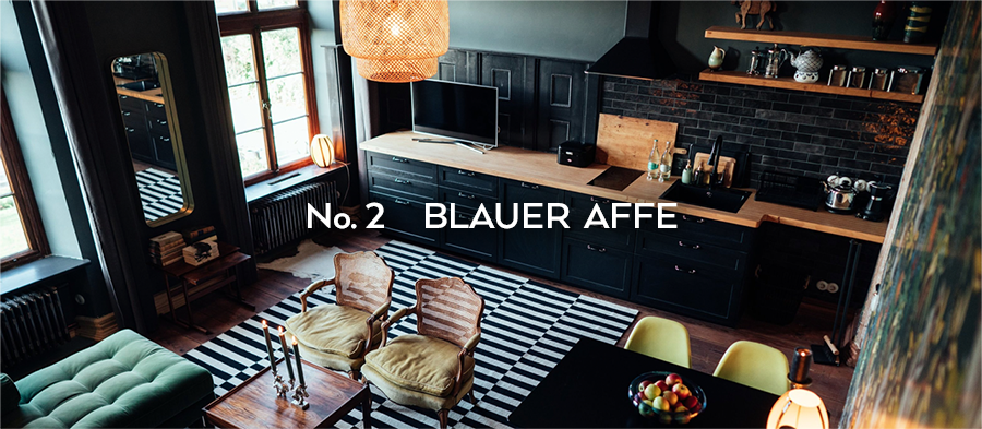Apartment Blauer Affe